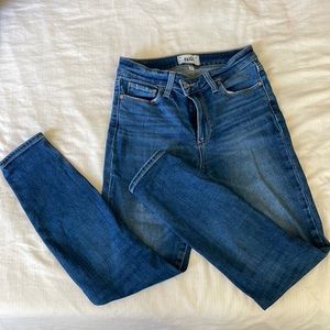 Paige Hoxton Ankle Jean Dark Wash Size 26